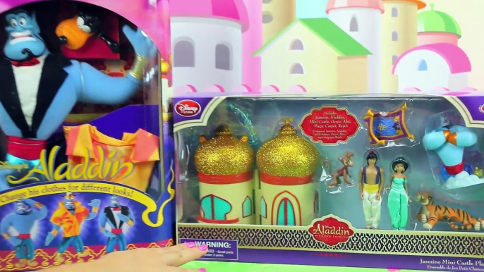 Aladdin Jasmine Castle Playset & Fashion Genie Toy Review. DisneyToysFan , Animated Movies cartoons 2017 & 2018