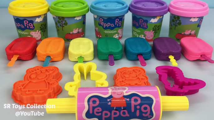 Bébé les couleurs crème poupée la famille doigt de la glace Apprendre garderie porc jouer Portugais DoH Peppa em trop