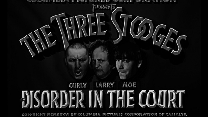 The Three Stooges S03E04 Disorder İn The Court