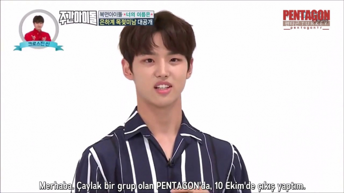 [TÜRKÇE ALTYAZILI] Pentagon (펜타곤) Hongseok - Weekly Idol Maskeli İdoller (170705)