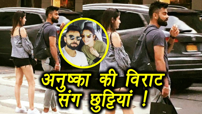 Anushka Sharma and Virat Kohli HOLIDAYING in New York , Photo goes VIRAL | FilmiBeat