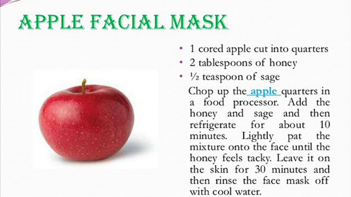 apple facial mask fruits-beauty-tips