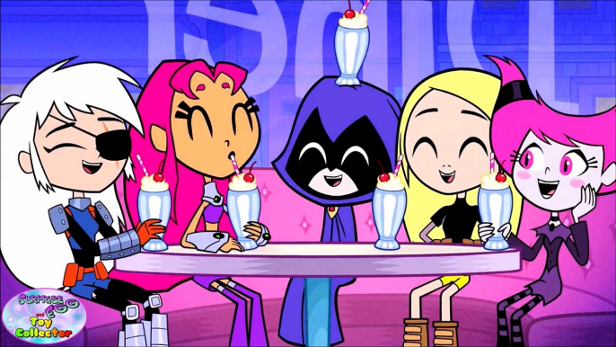 Teen Titans Go! Color Swap Transforms Raven Robin Starfire Surprise Egg and Toy Collector SETC