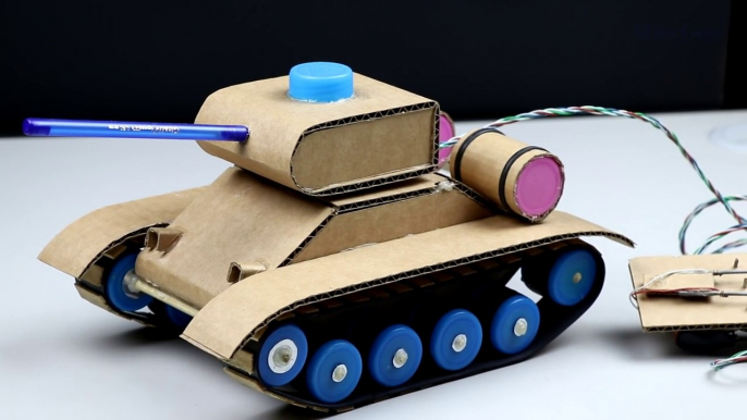 Wow! Amazing RC Tank DIY at Home - Mini Gear RC Tank