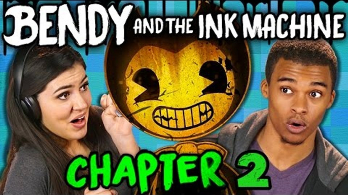 DISNEY HORROR IS BACK! | Bendy and the Ink Machine: Chapter 2 (Teens React: Gaming)