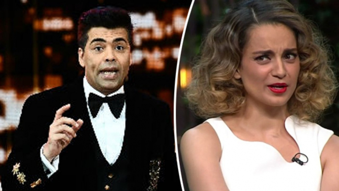 Karan Johar Regrets Joking About Kangana Ranaut & Nepotism At IIFA