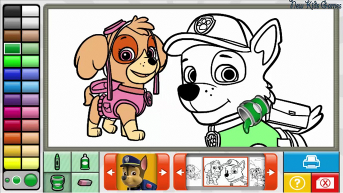 La Patrulla Canina - Patrulla Canina Juego de colorear - Patrulla de Cachorros