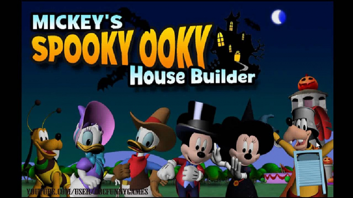 Mickey Mouse Clubhouse Spooky Ooky House Builder Kids Game