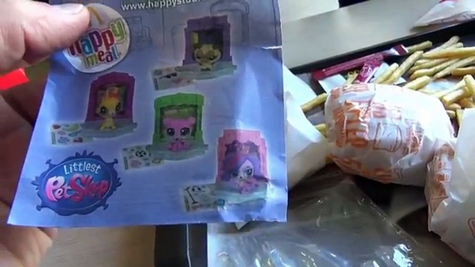 ЛПС игрушки Хеппи Мил МакДональдс шоппинг LPS Littlest Pet Shop toys Happy Meal McDonalds