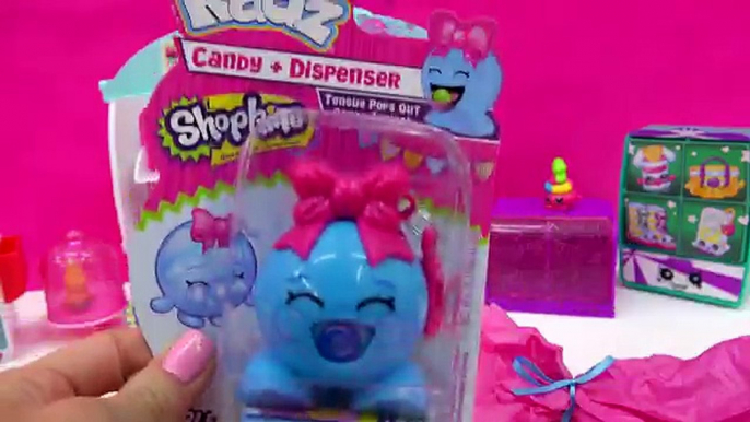 Bonbons distributeurs saison jouet déballage vidéo Shopkins 1 collection de radz cookieswirlc