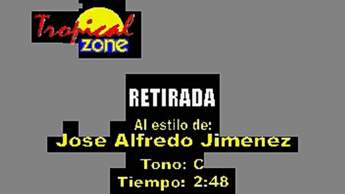 La Retirada - Jose Alfredo Jimenez (Karaoke)