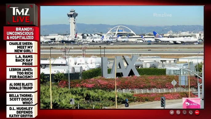 Brandy Emergency Scare On Plane | TMZ Live