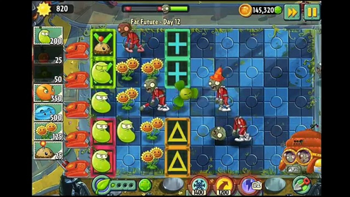 Día lejos futuro plantas zombis Vs 2 12 paso a paso