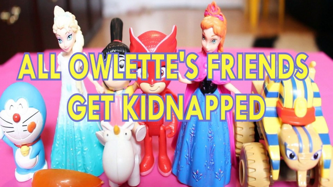 ALL OWLETTE'S FRIENDS GET KIDNAPPED DORAEMON PRINCESS ELSA ANNA SPHINX TRUCK BLAZE THE MONSTER MACHINES Toys BABY Videos