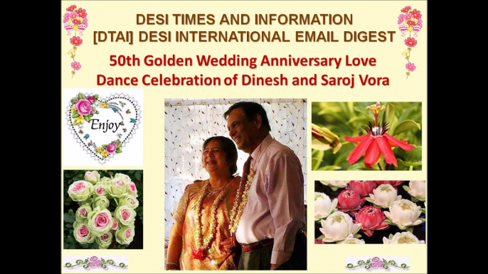 50th Golden Wedding Anniversary   Celebration Dance Video 6 - Dinesh & Saroj Vora