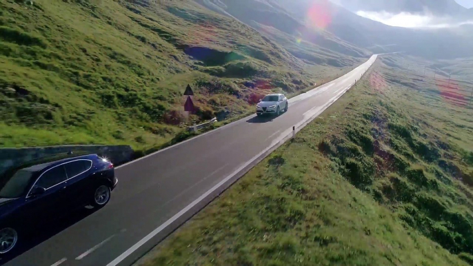 Alfa Romeo Stelvio Drive Day Drone Video