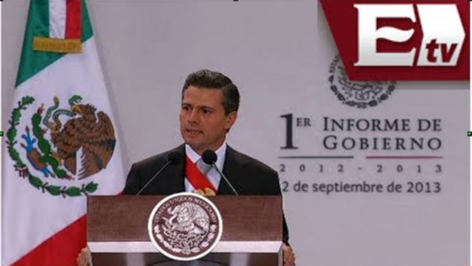 Peña Nieto primer informe de gobierno / Análisis del primer informe de gobierno