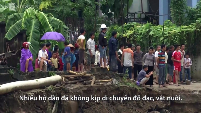 Three dead, 46 houses were swept away in flash floods in Son La