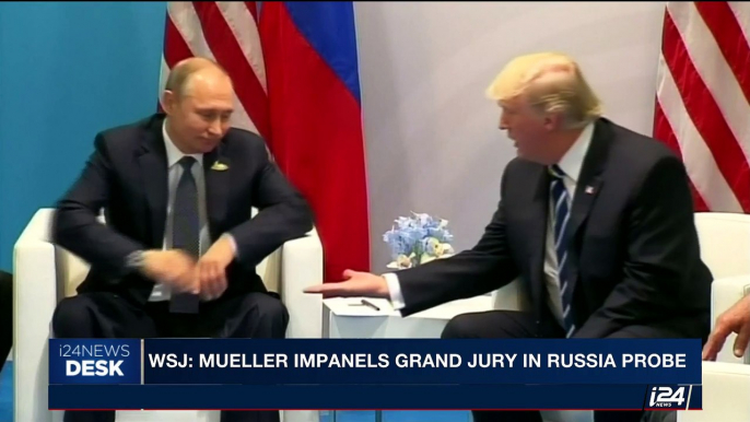 i24NEWS DESK | WSJ: Mueller implanels grand jury in Russia probe | Thursday, August 3rd 2017