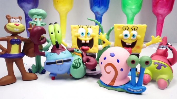 Clay Slime Surprise Toys Sponge Bob Family Learn Colors  8Sponge Bob Figure