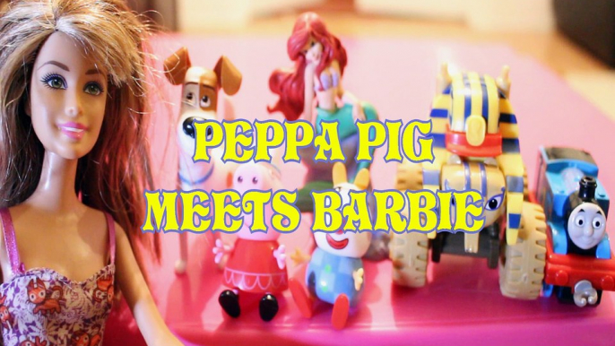PEPPA PIG MEETS BARBIE  MAX PRINCESS ARIEL PEDRO SPHINX TRUCK THOMAS & FRIENDS Toys BABY Videos, THE SECRET LIFE OF PETS