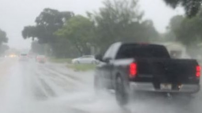 Storm Emily Causes Flooding in St Petersburg, Florida