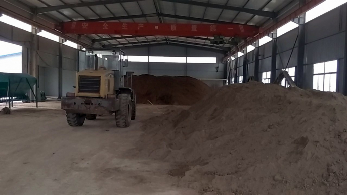 Compost powder organic fertilizer production line