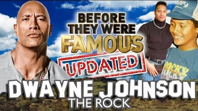 DWAYNE JOHNSON - Before They Were Famous - THE ROCK - UPDATED