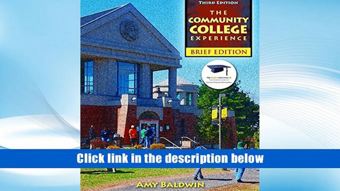 Popular Book  Community College Experience, Brief Edition, The Plus NEW MyStudentSuccessLab Update