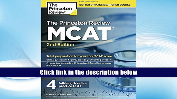 PDF [Download]  The Princeton Review MCAT, 2nd Edition: Total Preparation for Your Top MCAT Score