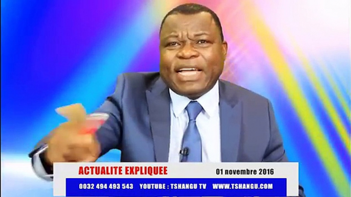 Actu Expliquée du 01Nov : Le petit fils de Lumumba balance le fils de Kanambe Part2