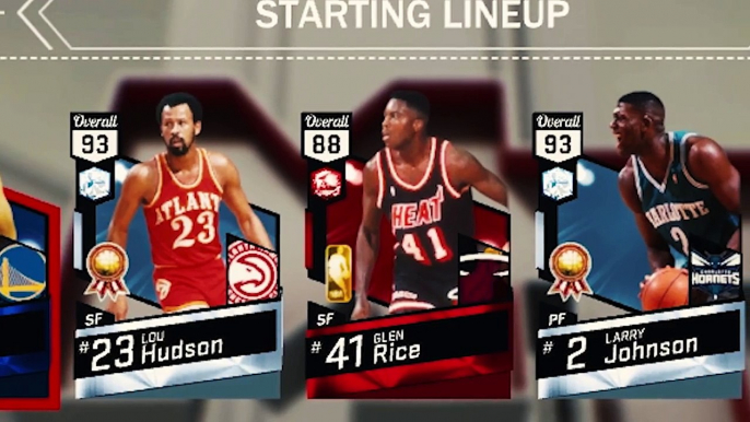 WE GOT DIAMOND 93 OVR LOU HUDSON + MORE! NBA 2K17 MyTEAM DIAMOND LINEUP UPDATE