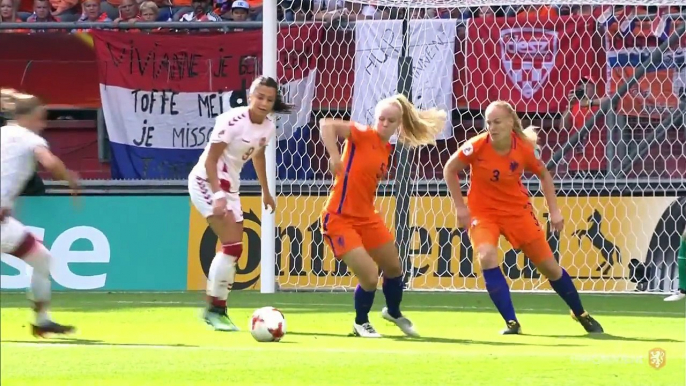 Highlights EK finale Nederland-Denemarken vrouwen, 4-2