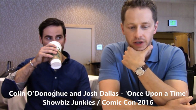 Once Upon a Time Colin ODonoghue, Josh Dallas Interview, Season 6