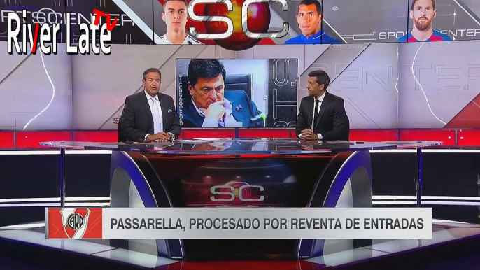 Passarella, Turnes y barras procesados RiverLateTV