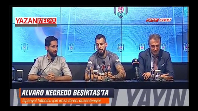 Alvaro Negredo Beşiktaş'a imzayı attı