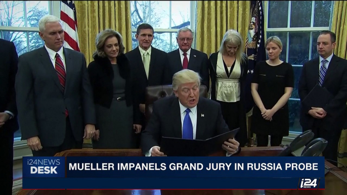 i24NEWS DESK | Mueller impanels grand jury in Russia probe | Friday, August 4th 2017