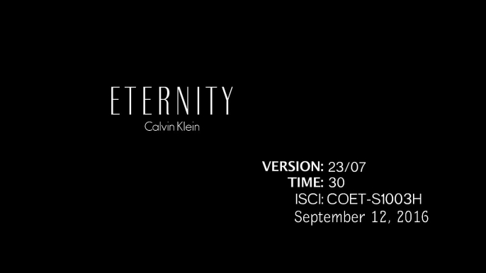 ETERNITY Intense Calvin Klein: Christy Turlington & Ed Burns