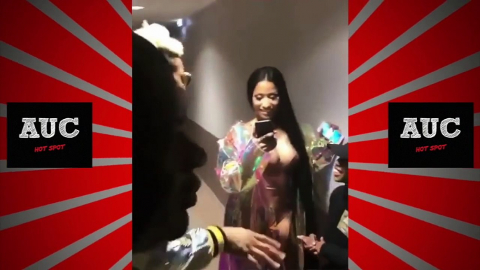 Nicki Minaj Meets Odell Beckham Jr And Von Miller Backstage