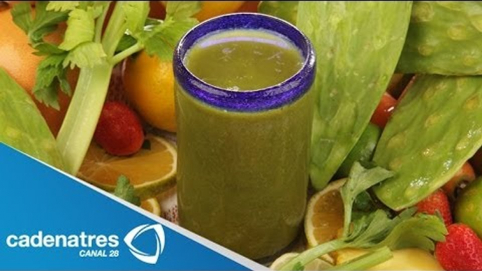 Receta de jugo quema grasa / Bebidas para bajar de peso / bebidas quema grasa