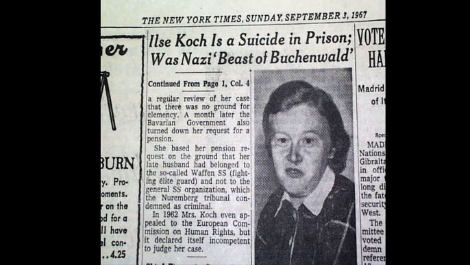 Ilse Koch La Bruja Nazi De Buchenwald Que Coleccionaba Piel Humana