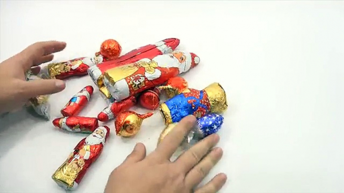 Cloches Chocolat Noël creux ornements fracassé agitation père noël