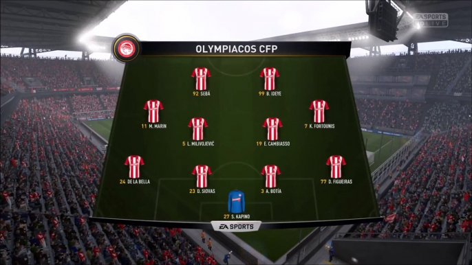 FIFA 17 Olympiakos vs Panathinaikos Georgios Karaiskakis