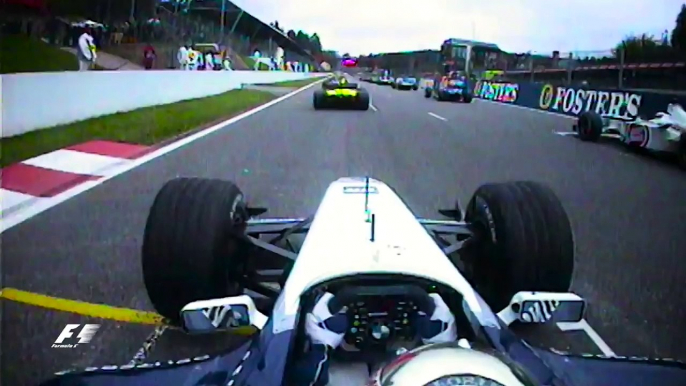 2001 Belgian GP Juan Pablo Montoya Onboard