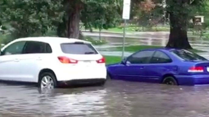 Thunderstorm Causes Flooding in Fort Collins