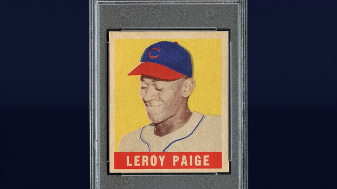 1948 Leaf #8 Satchell Paige PSA 7 NM in Mile Highs March 2017 Catalog Auction