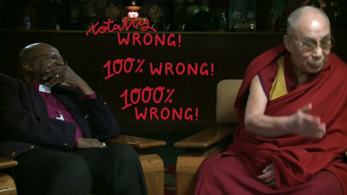 Archbishop Desmond Tutu and the Dalai Lama talk about forgiveness