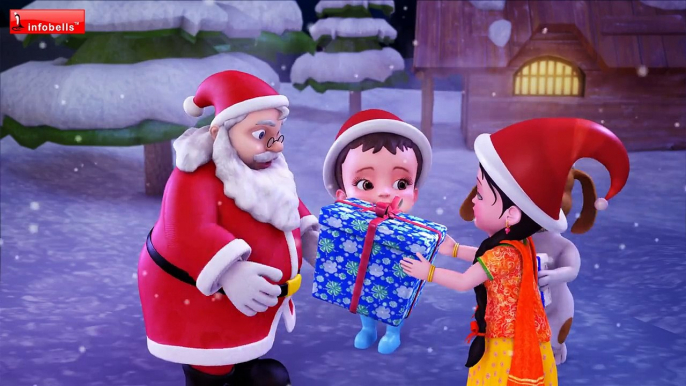 Jingle Bells Christmas Songs for Kids | Hindi Rhymes for Children | Infobells