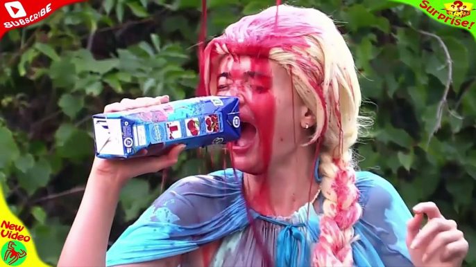 EPIC Battle ELSA VS Cherry JUICE! How Superheroes Drink Their Drinks #45 SHiRLife