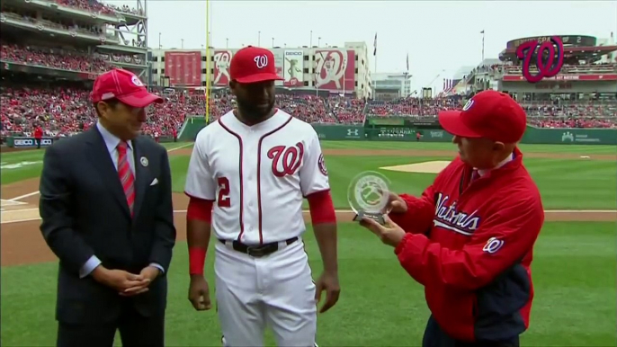 Former National Denard Span says its been weird playing against his former team